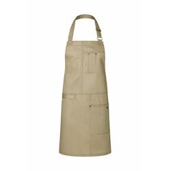 KARLOWSKY,Tablier bavette, poches , BEIGE - beige 4040857031570_0