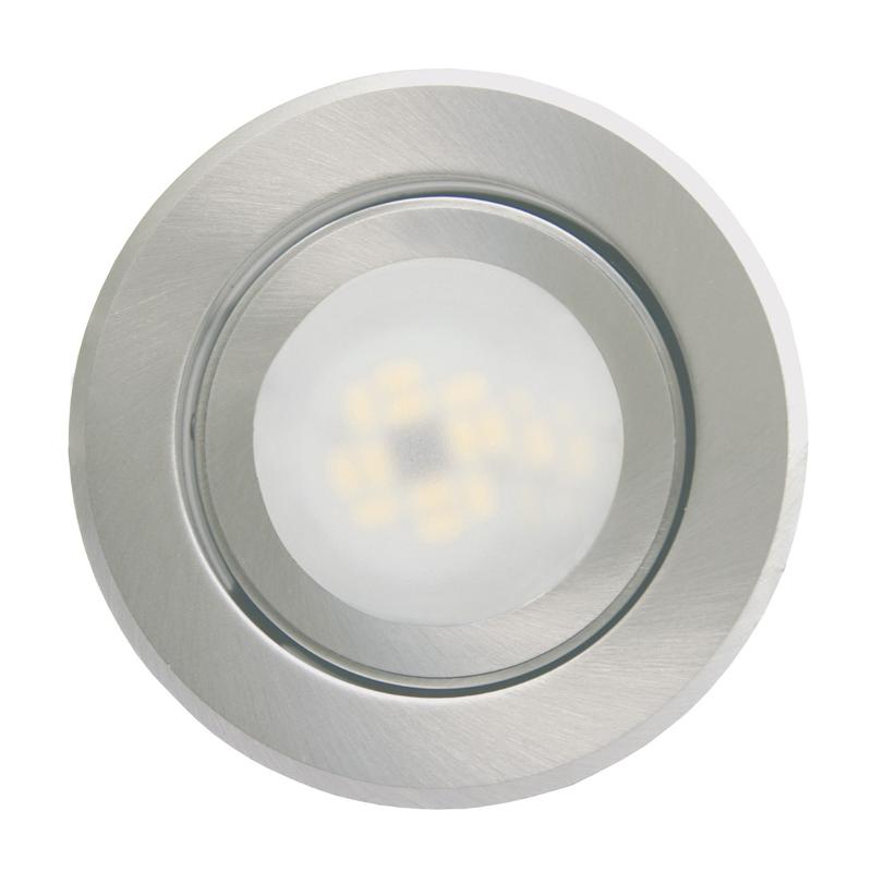 BUSCH LAMPE ENCASTRABLE JOANIE LED, ALUMINIUM BROSSÉ