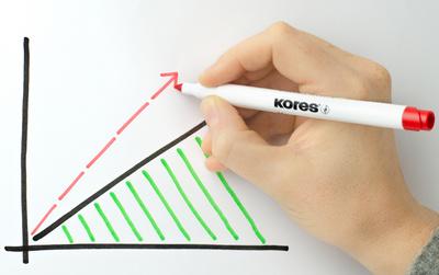 MARQUEUR NON PERMANENT 'K MARKER W1', ÉTUI DE 6 - LOT DE 7