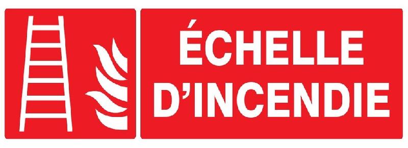 Panneaux adhésifs 330x75 mm prévention incendie - ADPNG-TL08/ECHI_0