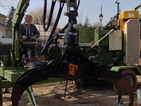 Grappin forestier TG22 - ouverture 1,29 m - poids 98 kg - pour grues jusqu'à 3 tonne-mètre_0