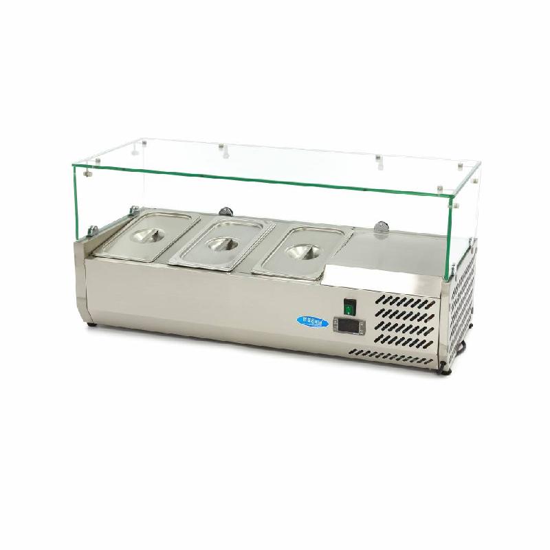 Réfrigérateur de préperation de comptoir - 95 cm - s'adapte à 3 x 1/3 GN_0