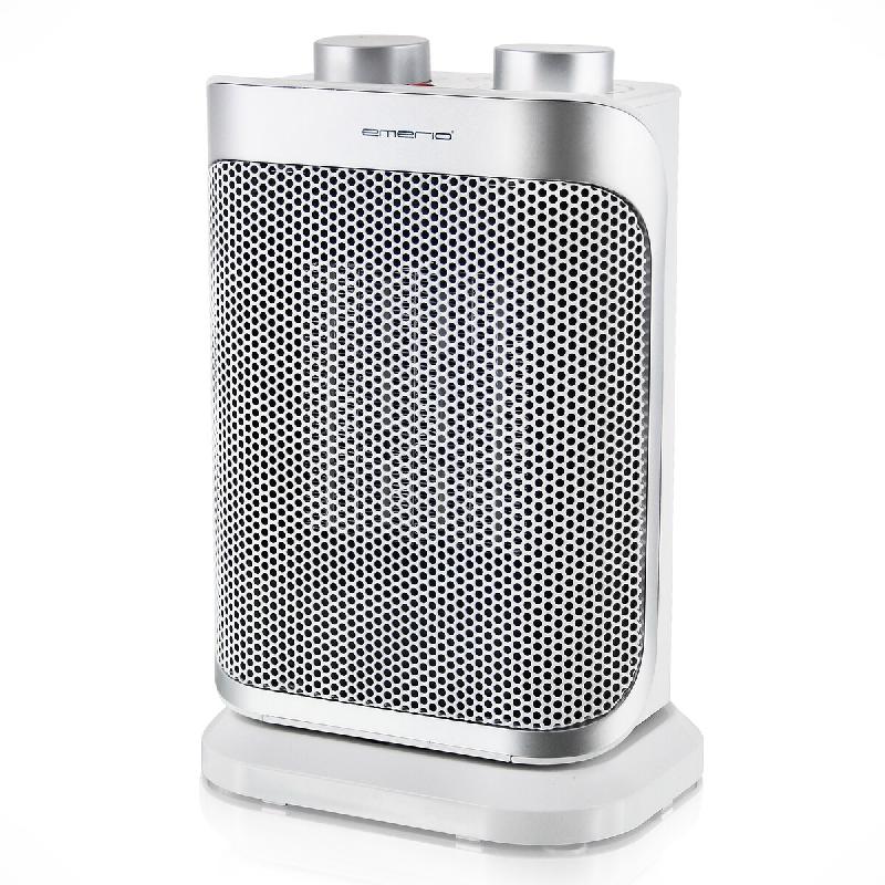 Radiateur soufflant Emerio – Jusqu’à 15 m² – IP21 – Thermostat réglable – Oscillation – Fonction ventilation – FH-110691.4 - blanc 7333282033170_0