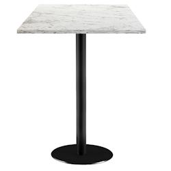 Restootab - Mange-debout 60x60cm - modèle Rome marbre calacata - blanc TB-ROMFF-6060M-CALAC_0