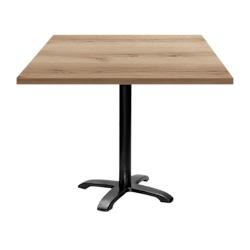 Restootab - Table 90x90cm - modèle Bazila chêne delano - marron TB-BZ4-9090M-CH.DELA_0