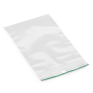 SACHET PLASTIQUE ZIP 50% RECYCLÉ TRANSPARENT 60 MICRONS RAJA 22X28 CM