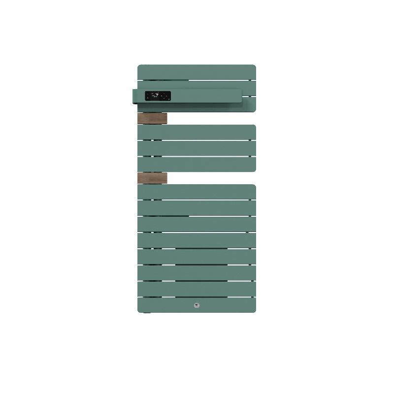 Sèche-serviettes connecté Allure 4 1500W Eucalyptus/Chêne Mat à gauche - Thermor - 483320_0