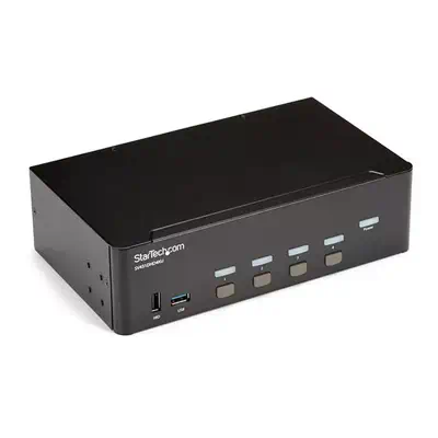Switch KVM double affichage HDMI 4K 30 Hz à  4 ports avec hub USB intégré_0
