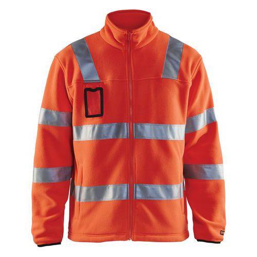 VESTE POLAIRE HAUTE VISIBILITÉ ROUGE FLUORESCENT TAILLE 5XL - BLAKLADER