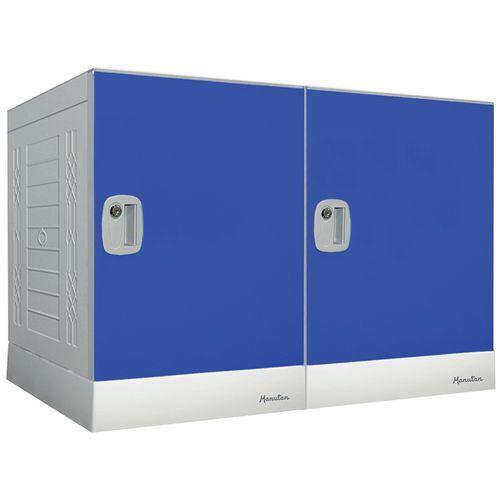 VESTIAIRE MULTICASES 2 CASES 554 MM BLEU - MANUTAN EXPERT