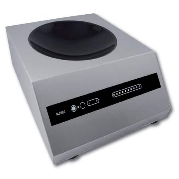 Wok induction monophasé posable avec bandeau à touches sensitives 5000 W_0