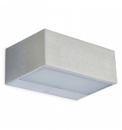 Applique Iona LED SMD AC 13W 3000K gris - éclairage haut et bas - IP44 - garantie 2 ans_0