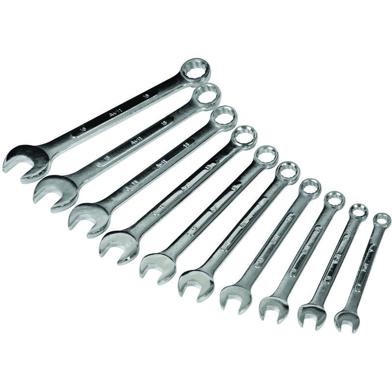 Jeu de 10 clés mixtes du fabricant chinois - SAAME Outils Jeu de 10 clés mixtes du fabricant chinois - SAAME Outils