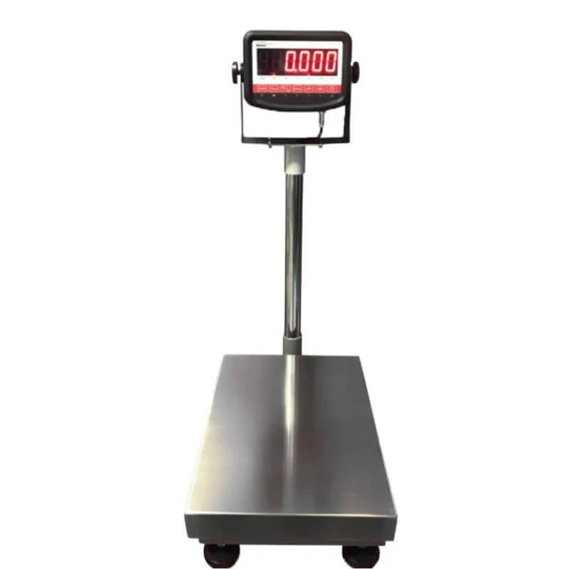 Balance plateforme industrielle 60 kg - précision 10g - plateau inox 400x300 mm - IP65 - indicateur LED_0