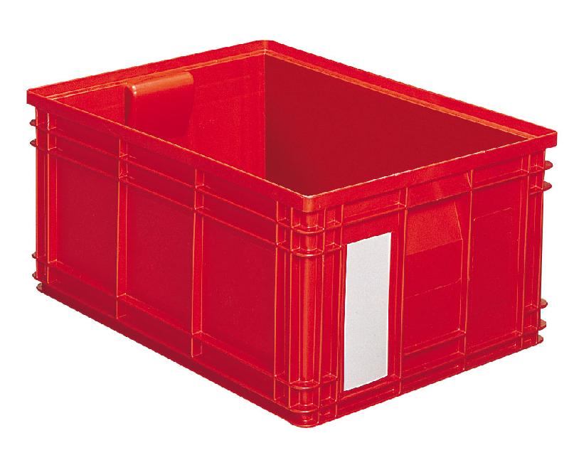 Caisse plastique 85 litres - modèle CP - coloris rouge - dimensions 630x450x300 mm - usage polyvalent_0