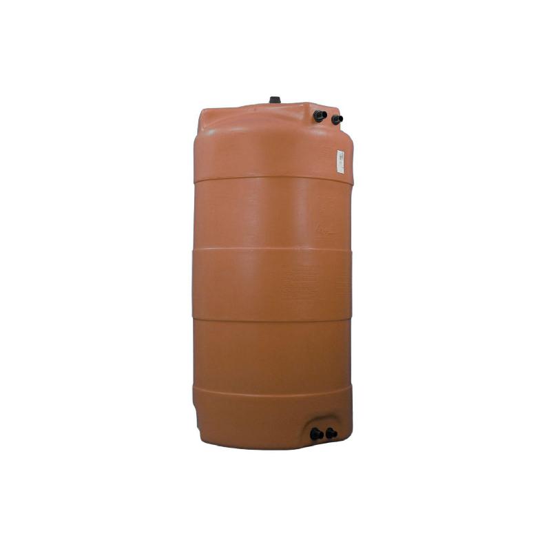 Cuve 300l Aérienne De Récupération D'eau - Réservoir Vertical Terracotta - Elbi Cv300_0