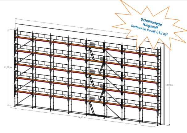 Echafaudage multidirectionnel ringscaff 312m² mds eligible subventions - scafom-rux france_0