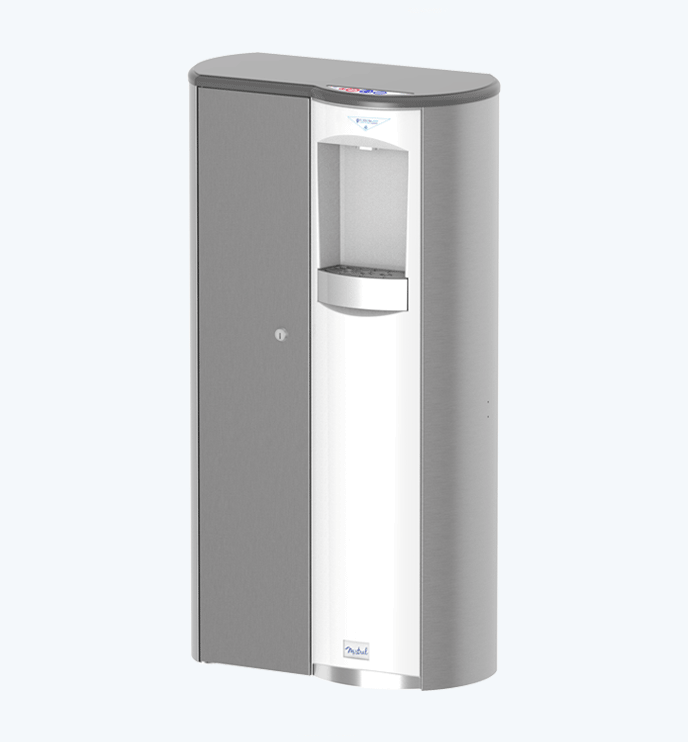 Fontaine à eau réseau EVOPLUS ToBeSure - purification UV performante - contrôle bactériologique_0