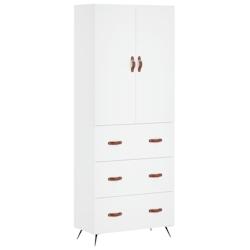 Helloshop26 - Buffet bahut commode armoire meuble de rangement organisateur cuisine salle de séjour salon haut 69,5 x 34 x 180 cm 02_0032587 - 300021_0