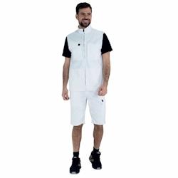 Lafont - Gilet de travail sans manches GRANIT Blanc Taille M - M blanc 3609705756648_0