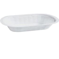 Packnwood FHC - 2 100Pcs - Barquette plastique PP blanche oblongue micro-ondable et scellable 159x102x25mm - blanc plastique FHC209BOH25_0