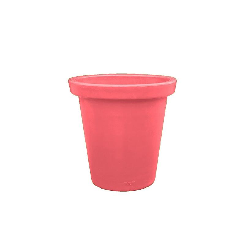 PLAST'UP ROTOMOULAGE Pot de fleurs rond xxl delight 420l - ROUGEFRAISE - rouge 0750122559701_0