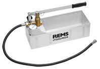 Pompe d'épreuve manuelle REMS Push Inox - Réservoir 12L - Test jusqu'à 60 bar_0