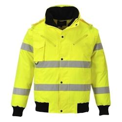 Portwest - Blouson de travail BOMBER 3 en 1 HV Jaune Taille M - M jaune 5036108249138_0