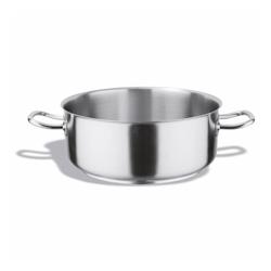 Pujadas 50 cm. 39 l. Casserole basse inox sans couvercle - acier 84216612175070_0