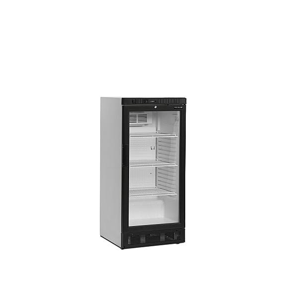 Réfrigérateur à boissons 215 litres extérieur blanc porte aluminium noir - SCU1220_0