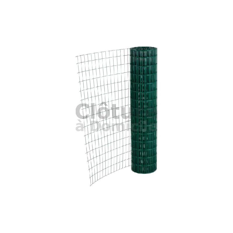 Rouleau 25 m maille soudé 100*50 - grillage jarditor brico - fil de 2.20 mm_0