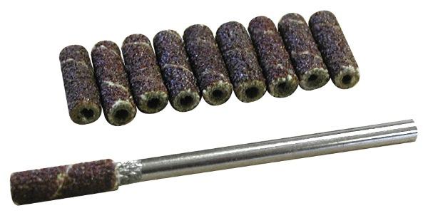 10 tambours abrasifs haute qualité ø 4 mm avec support - Abrasifs de ponçage_0