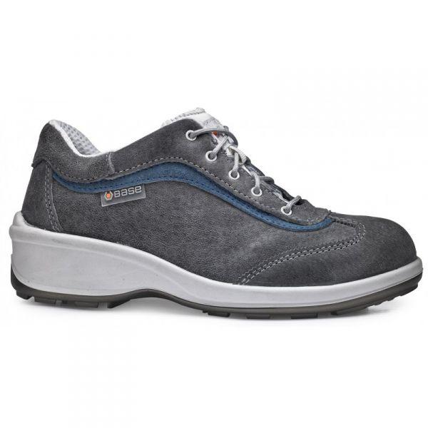 Chaussures de sécurité pour femmes Daisy gris-bleu - Base Protection - Norme S3 SRC - Antidérapantes et confortables_0