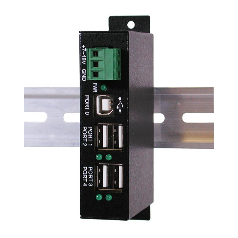 EXSYS EX-1163HMS-WT Hub 4 ports USB 2.0 avec protection de surtension_0