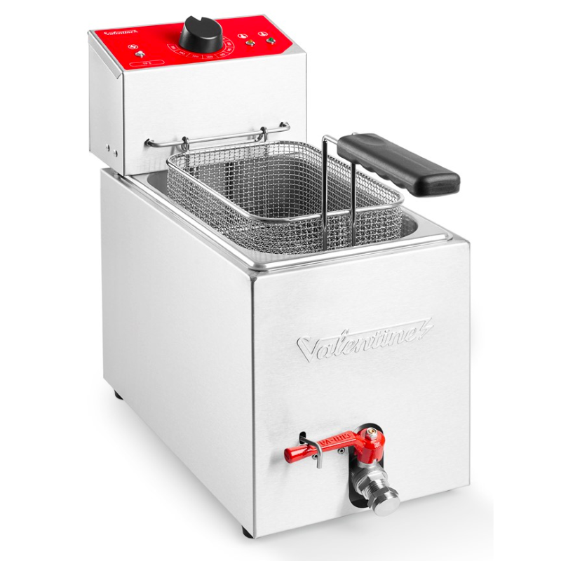 Friteuse électrique Valentine Série TF - Acier inoxydable - Cuves sans soudure - Modèles encastrables disponibles_0