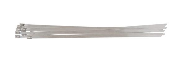KS TOOLS - Colliers serre-câble en acier inoxydable avec fermeture à bille - 4,6 x 200 mm, 100 pièces - 115.1591_0