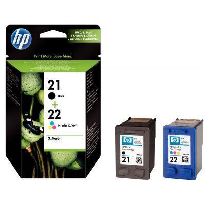 Lot de 2 cartouches jet d\'encre à la marque HP SD367AE noir et couleurs_0