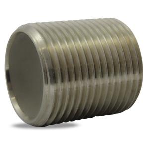 Mamelon simple à visser AISI 316 - FIG 531 - Réf : inox531 - Norme ISO 4144 - Température -20°C à +220°C - Pression PN20_0