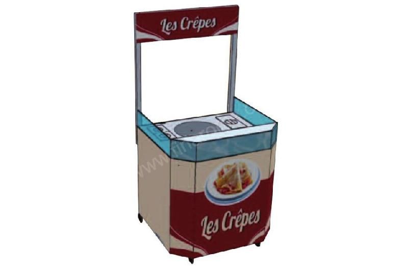 MEUBLE CONCEPT PROFESSIONNEL SPÉCIAL CRÊPES ROLLER GRILL