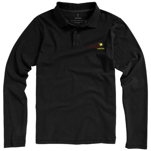 Polo manches longues pour homme Oakville - 100% coton - maille piquée 200 g/m²_0