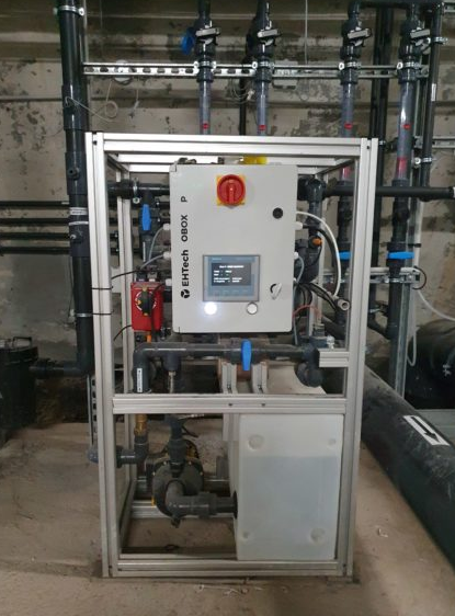 Récupérateur de chaleur sur eaux usées Evolsys, conçu pour le renouvellement des eaux de bassin - 1135 x 710 x 385 mm - Obox P / P Max_0
