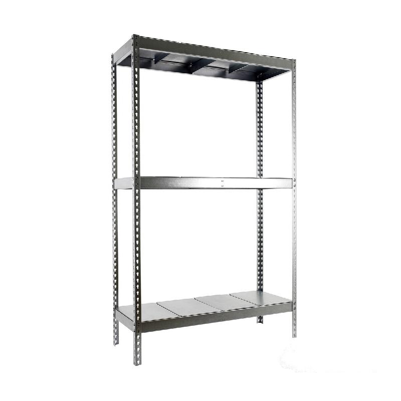 SimonRack Rayonnage industriel, 1500x1200x750 mm, 400 kg au point de flexion, 3 étagères métalliques, rayonnage garage, Galvanisé- Ecoforte - arge_0