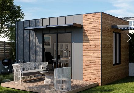 Studio de jardin - Boximby 22 m² (large) - Bois Douglas français, double exposition traversante, sans permis de construire_0