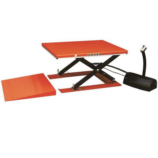 Table élévatrice électrique extra-plate avec rampe - Charge constante jusqu'à 1500 kg - Marque Rolléco_0