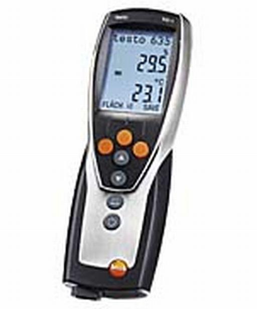 Thermo-hygromètre Testo 635-1 - Mesure de l'humidité, des matériaux et du point de rosée avec sondes radio et imprimante_0