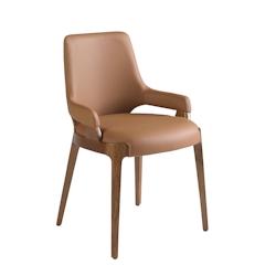 AC ANGEL CERDA Angel Cerdá Chaise en similicuir marron 4136C 51 x 58 x 79 - marron fourrure 8435631027225_0