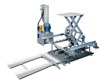 Encageur/décageur pour l'export - Table élévatrice inox 304L - Référence DZ avec centrale hydraulique 1.1 kW_0