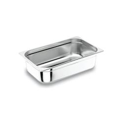 Lacor Bol Gastronorme GN 1/1 en acier inoxydable AISI 200, 4 cm 5,5 L - inox 66140Z_0