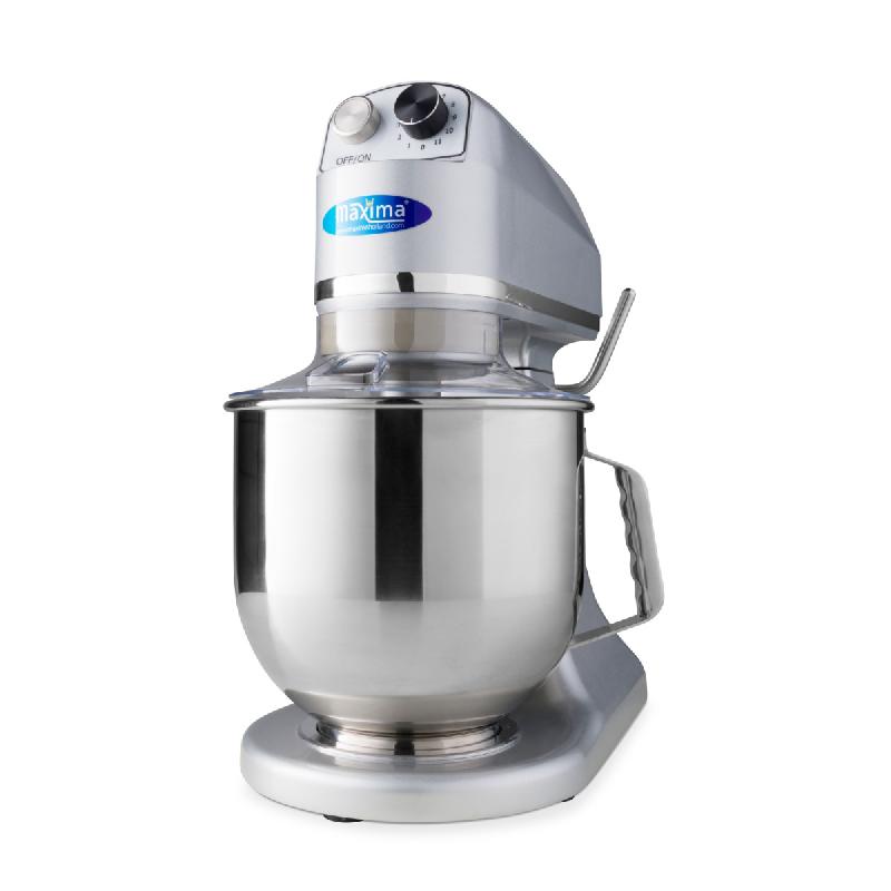 Mixer planétaire - 7 L - jusqu'à 2 kg de pâte - argent Maxima 09360755_0