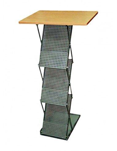 Porte-brochures table pliable A4 - Référence : DOC TABLE avec valise de transport_0